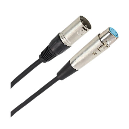 DMX-kabel: 5-polig XLR hona / 3-polig XLR hane