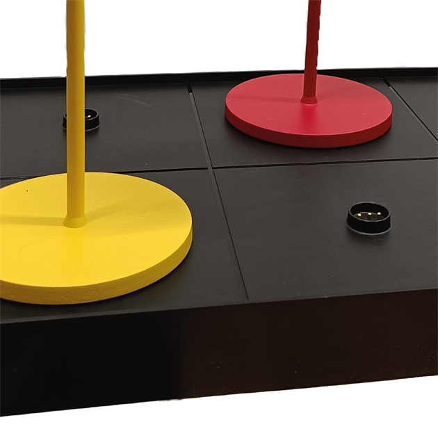 Laddstation för 6 lampor