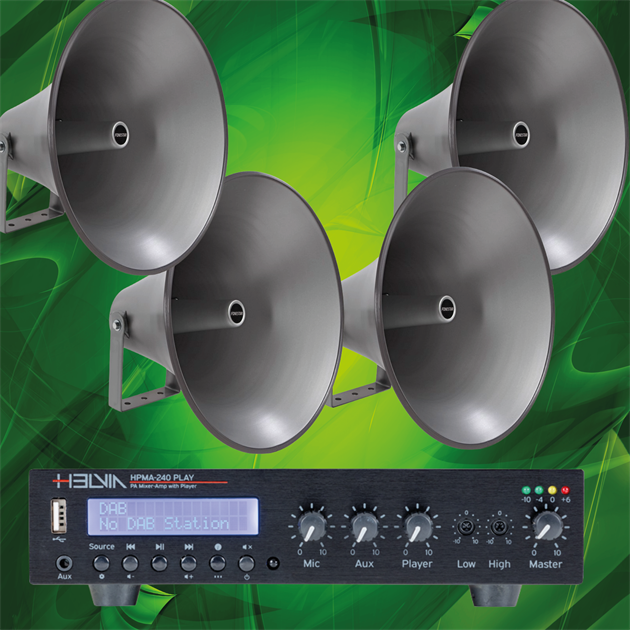 Stor Speakeranläggning